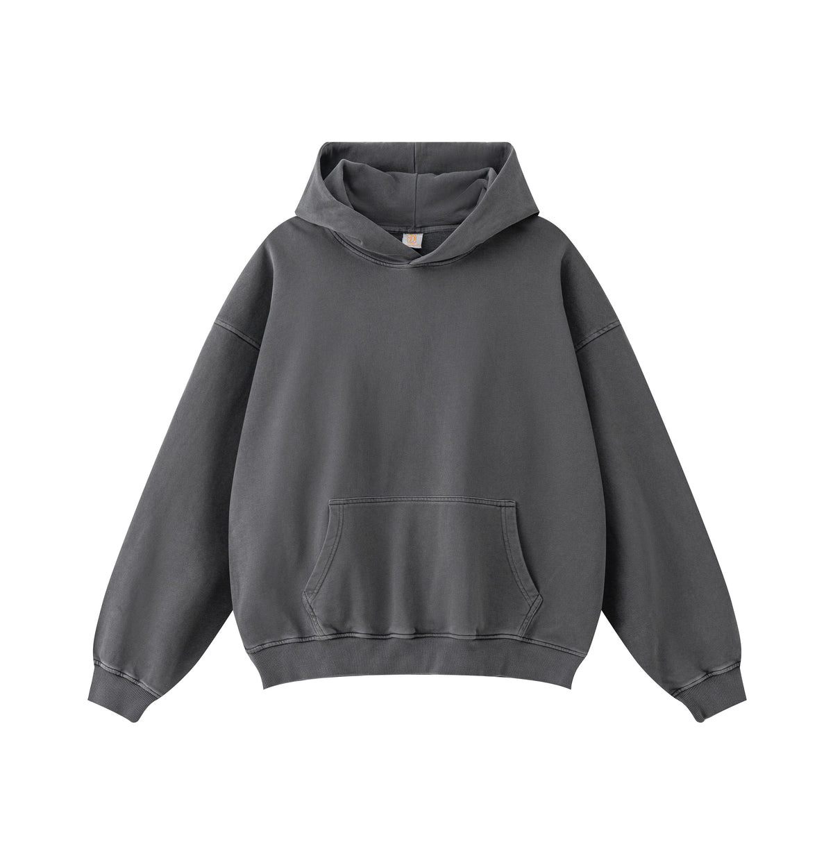 Men 380 Grams Loose Fitting Cotton Casual Brand Clothing Manufacturers Blank Unisex Hoodies Wholesale Worn Out Washed Sweatshirt