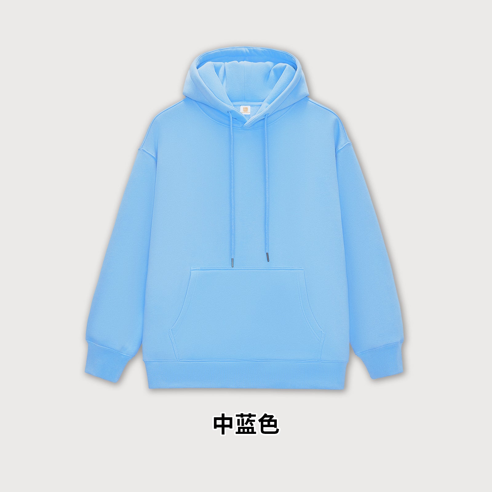 Pullover Custom Logo Unisex Fashion High Collar In-Stock Solid New Design Custom Heavyweight Streetwear High Quality Hoodies