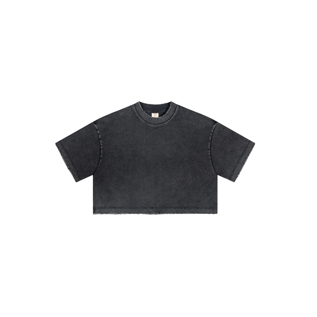 Custom logo T-shirt Sport High Quality Crop Top Washed Short Sleeve New Style O-neck Unisex Streetwear Wholesale T-shirt