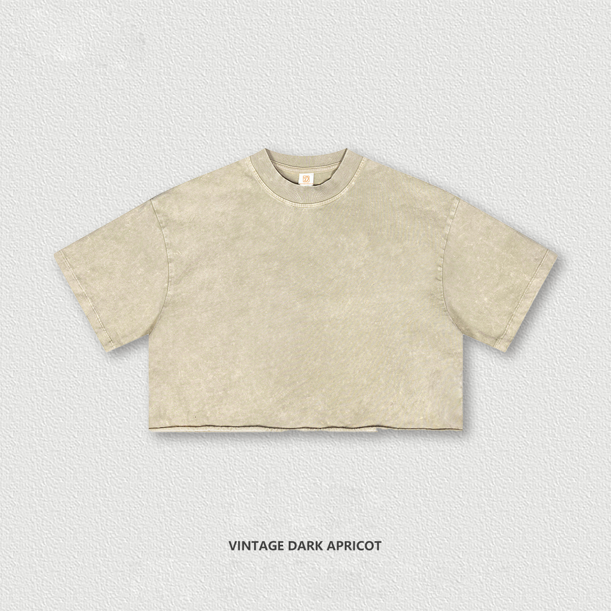 Crop Top Short Cotton Streetwear Wholesale High Quality Screen Print Round Neck Heavyweight Custom Print Printer Blank Tshirt