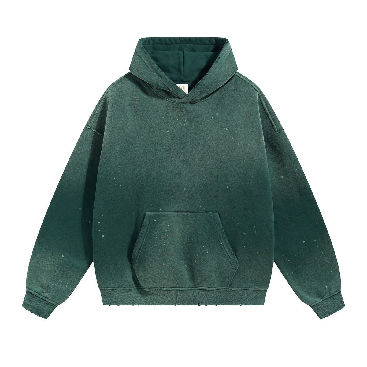 Mens Clothing Custom Hoodies logo Waxing Printing Vintage Fleece High Quality Fashion Blank Drop Shoulder Oversized Hoodies