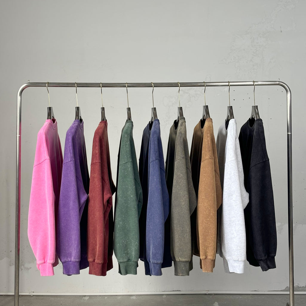 Sublimation Thick Oversize Unisex High Quality Drop Shoulder Pullover Fleece Washed Vintage Hoodies