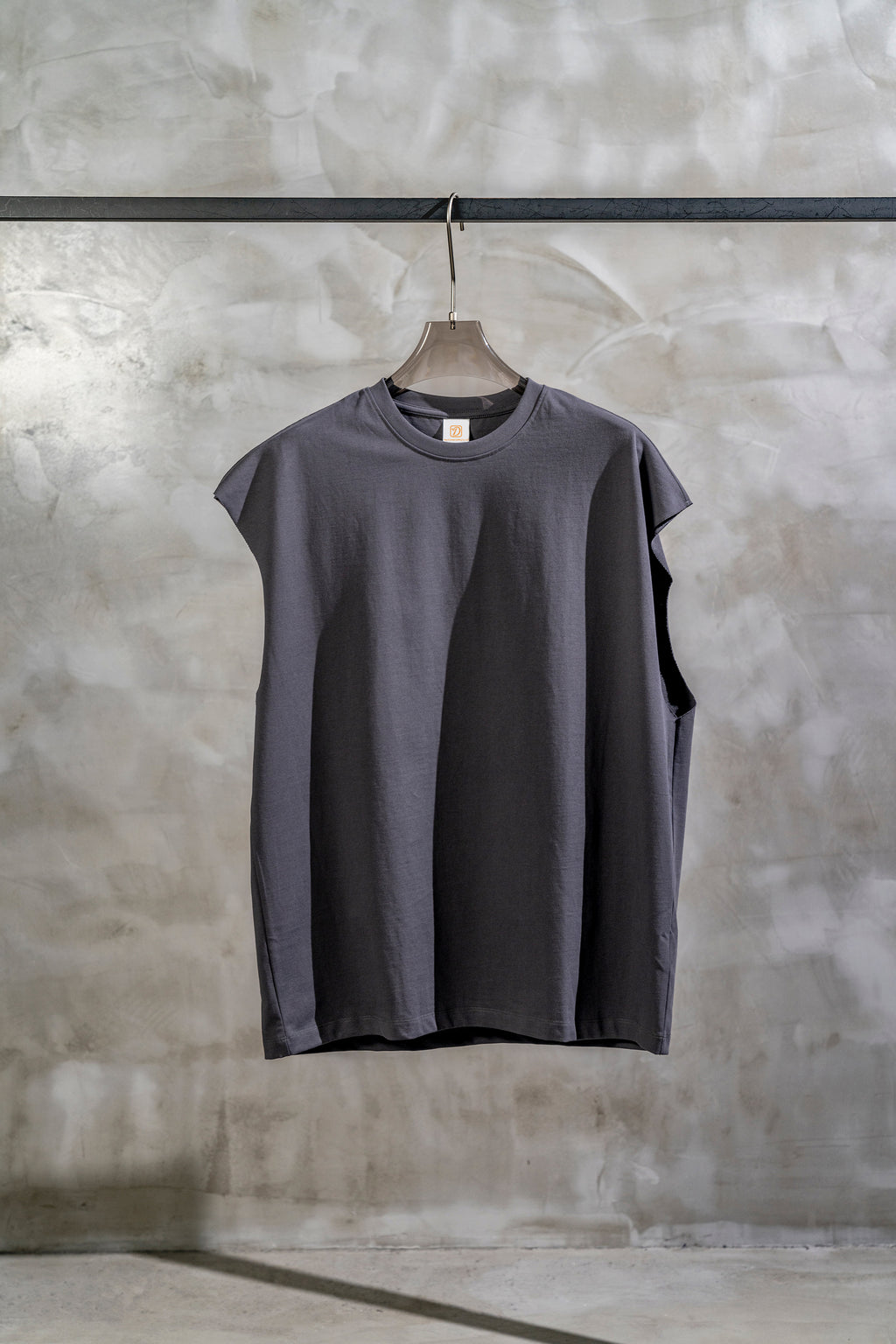 305G Heavyweight 100% Cotton Sleeveless Oversize Custom Blanks Loose High Quality Plain Tshirts for Printing