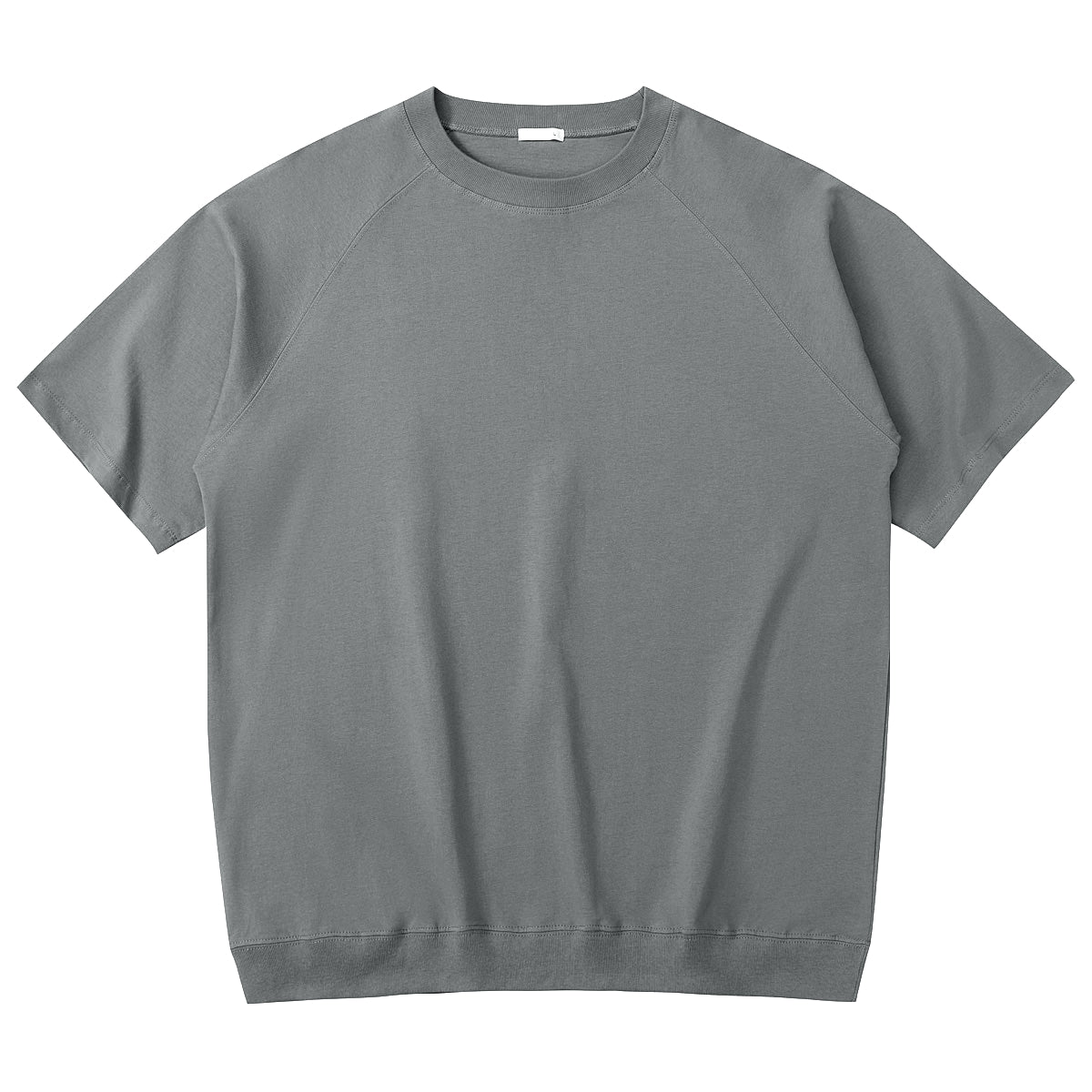 Loose Fitting Cotton Casual Brand T-shirt 8 Color Shoulder Sleeved Tshirt with 5 cm Sleeve Width and Buttoned Bottom Hem Tshirt