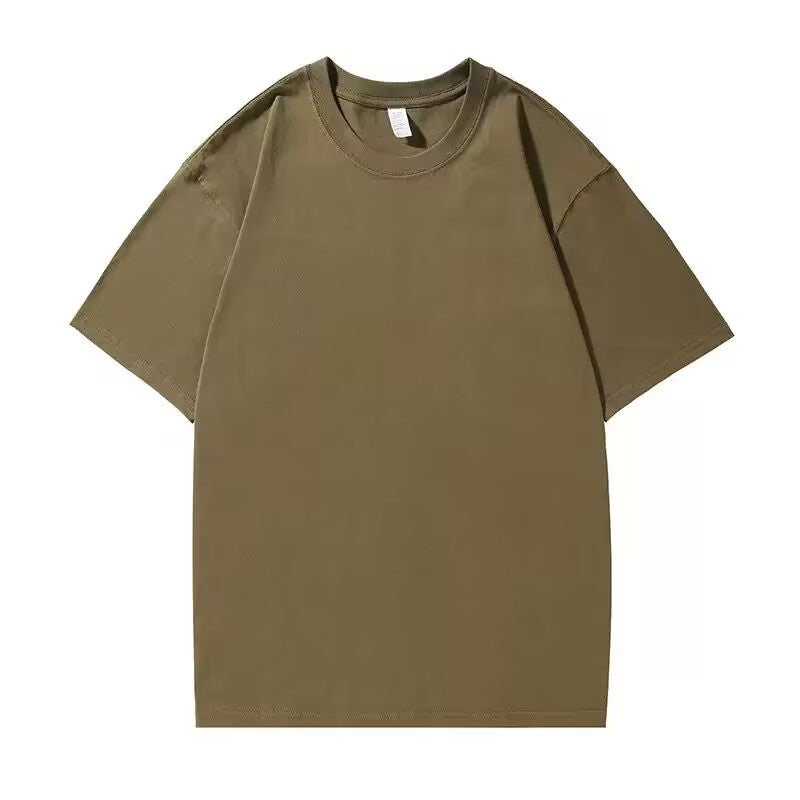 You can choose the process you like and customize the pattern for the dropped shoulder seamless heavyweight short sleeved shirt.