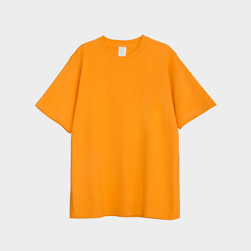 You Can Customize Your Favorite Pattern 25 Color Pure Cotton Loose and Seamless Tubular Knit T Shirt Blanks Tshirt Manufacturer