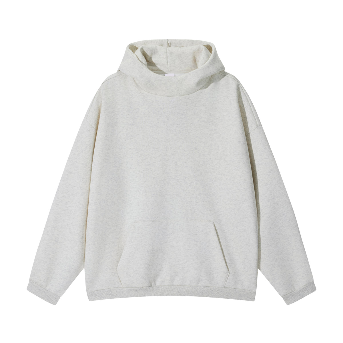 Wholesale V Neck Windproof Fleece Pullover with Added Insulation and Hooded Jacket with Dropped Shoulders Available in Samples