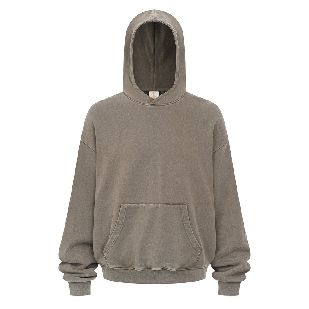 Custom Acid Wash Hoodie High Quality 100% Cotton Streetwear Hoodies Wholesale Puff Printing Fashion Design Personalized Hoodies