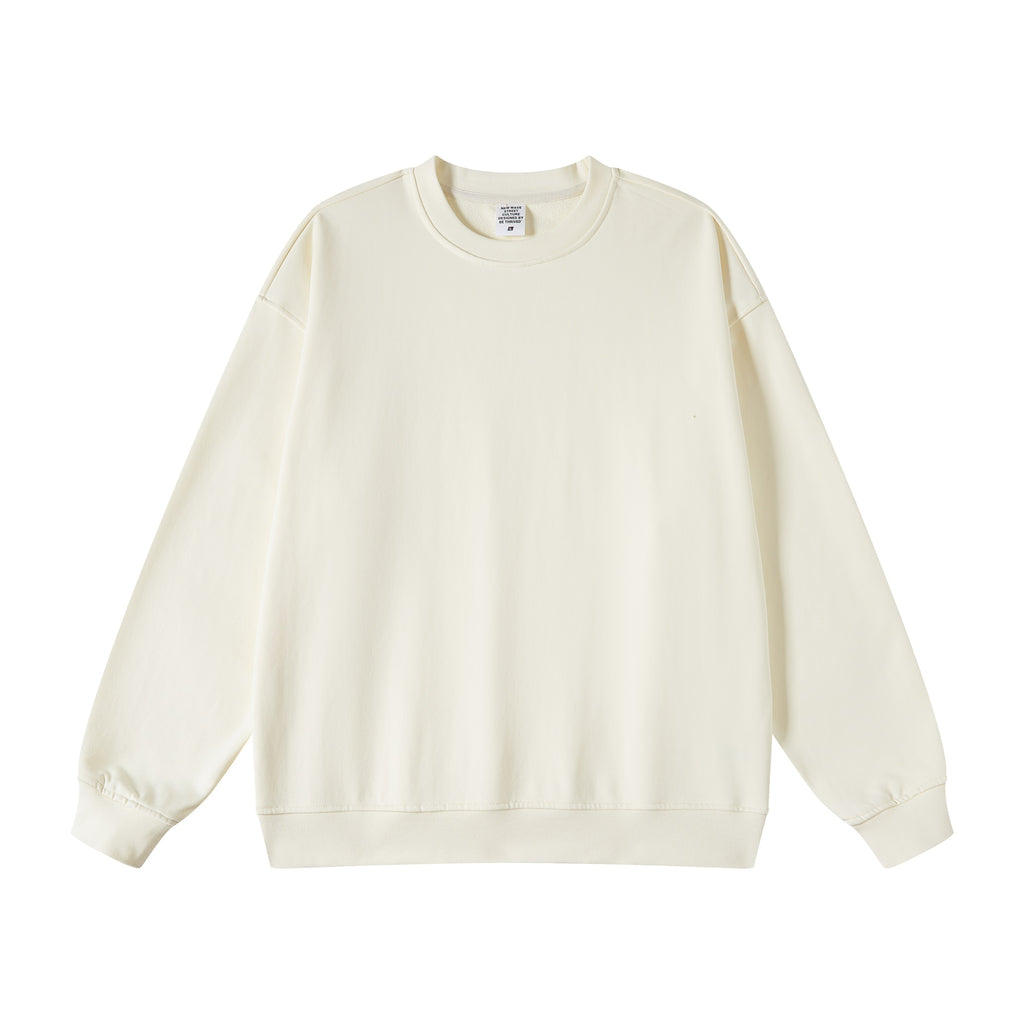 Heavyweight  Pullove French Terry Drop Shoulder Oversized Unisex Blank High Quality Pullover Wireless Hoodie