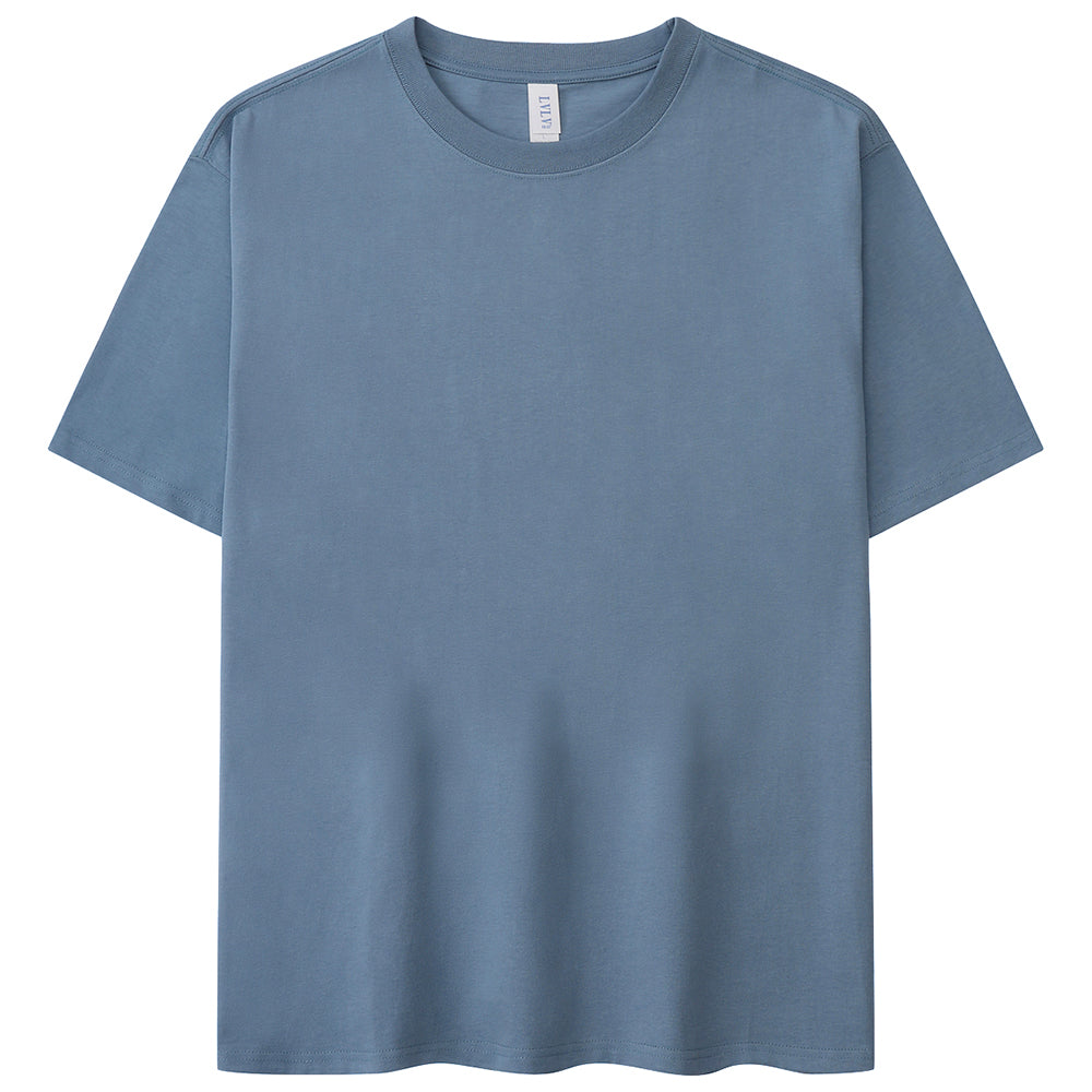 Mens Fashionable t Shirts Custom logo Pure Color Blank High Quality 100% Cotton Round Neck t Shirt for Men High Quality