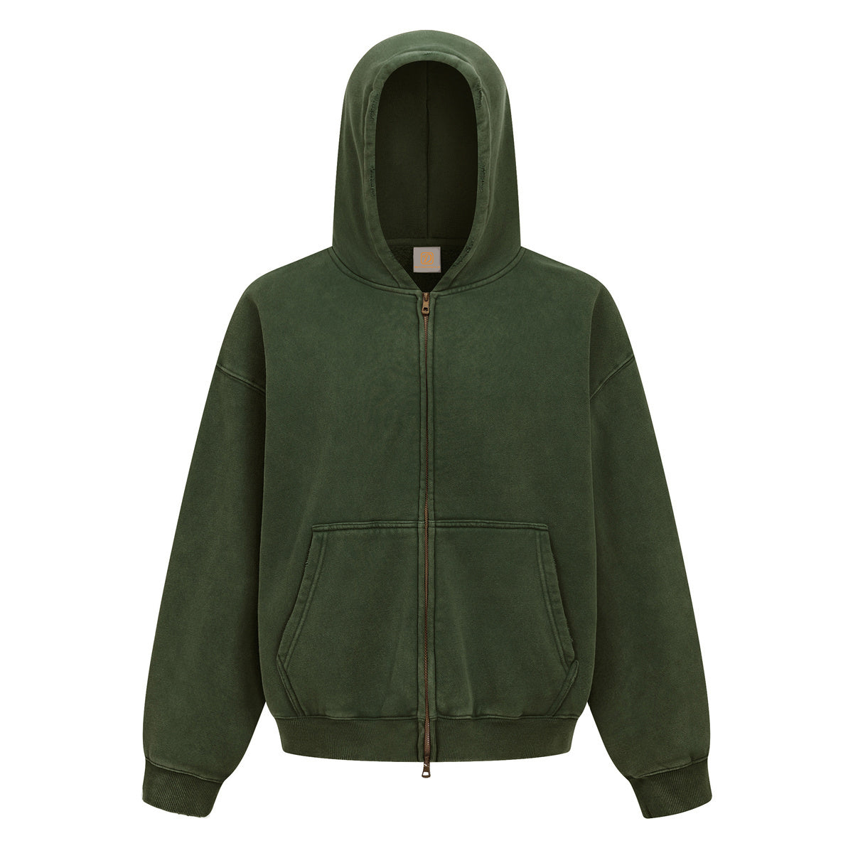 2026 Basic Fall Fall and Winter Style Short Sleeved BOXY Style Zipper Coat Washed and Wax Dyed Hoodies Men Hoodies High Quality