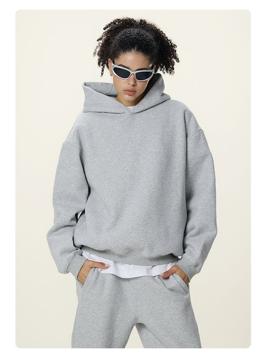 Men's Hoodies Fashion New Style High Quality Blank  Pullover Sublimation Polyester/Cotton Boxy Heavyweight Hoodies Print