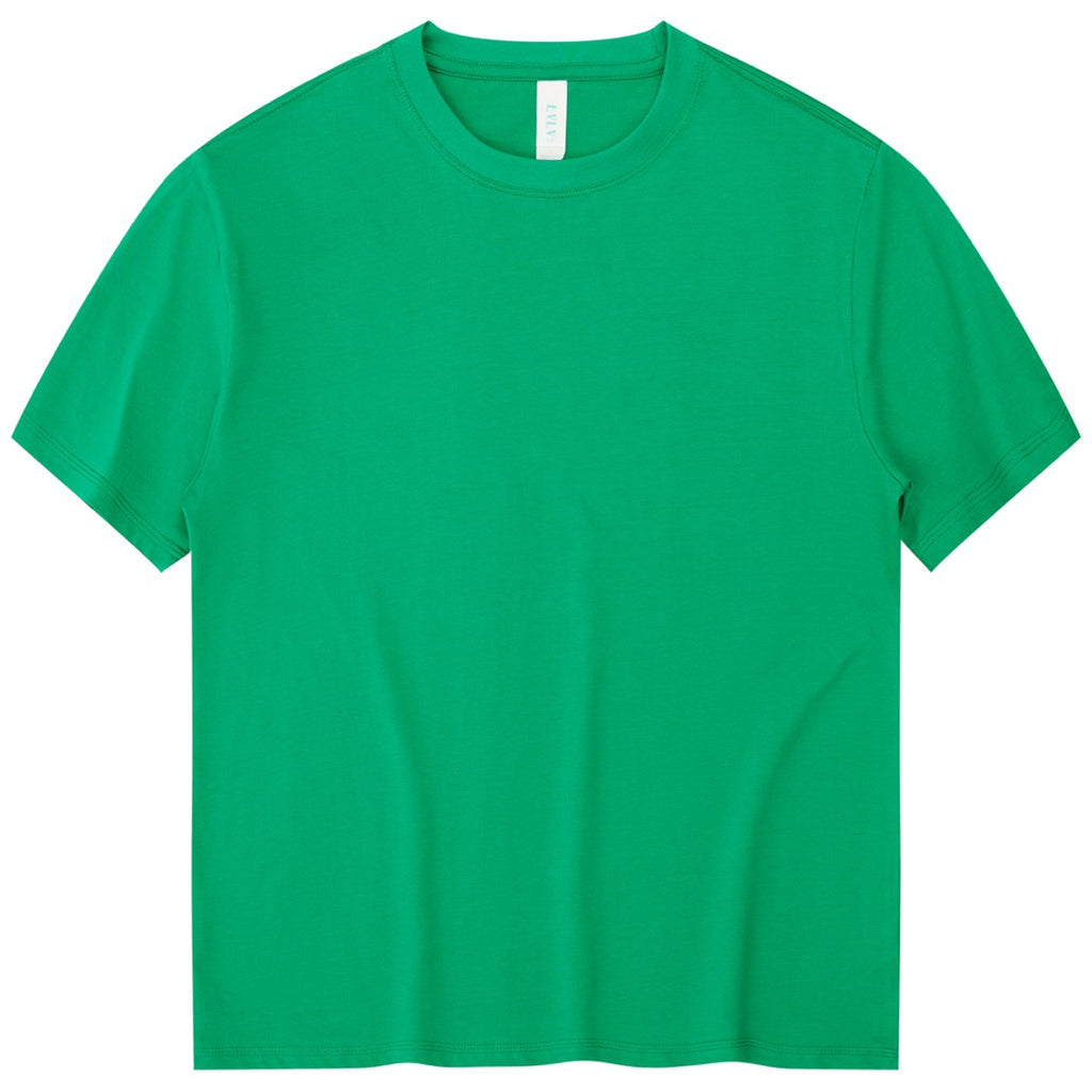 Custom Tshirts Manufacturer Cool and Soft Pure Cotton Round Neck Plain Colored Short Sleeved T-shirt with a Fitted Design