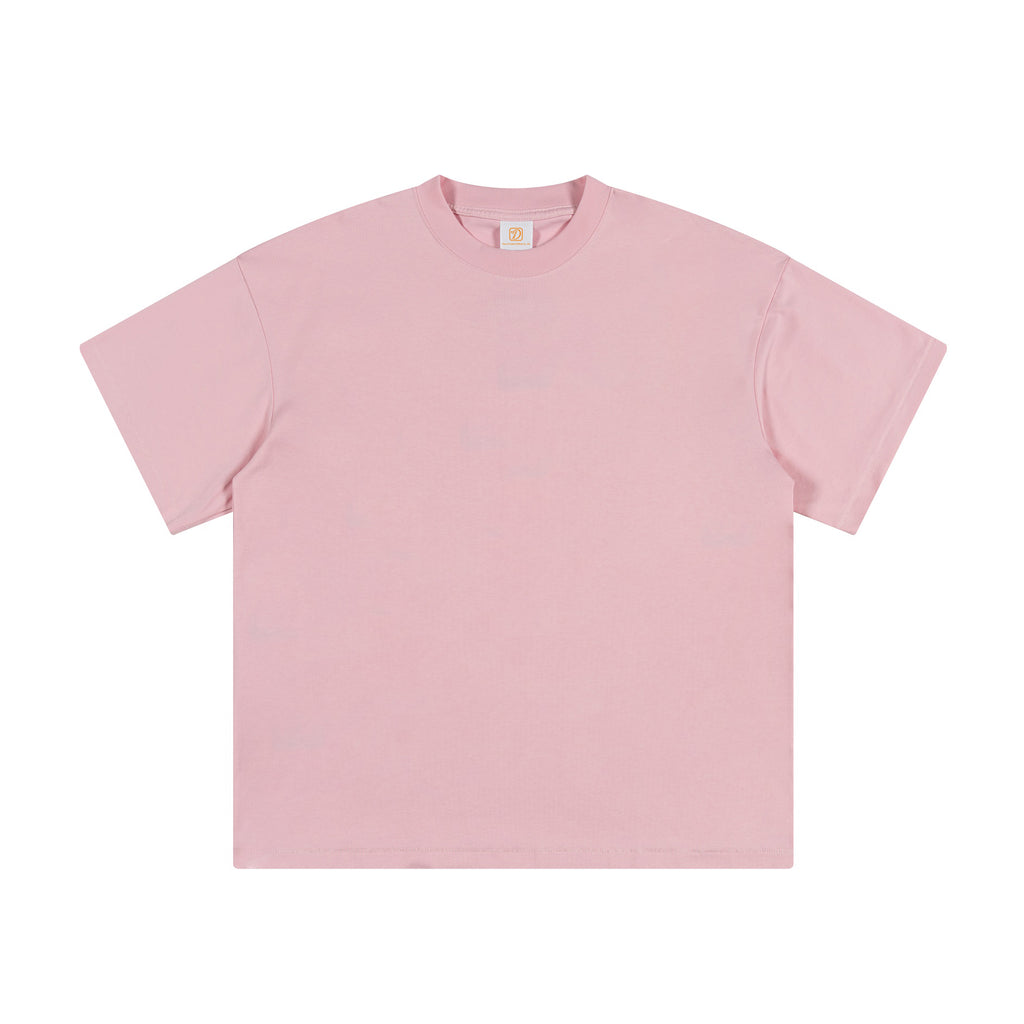 Wholesale 230g t Shirt Custom High Quality Blank Pure Color Streetwear New Design Fashion Heavyweight Plain Tshirts for Printing