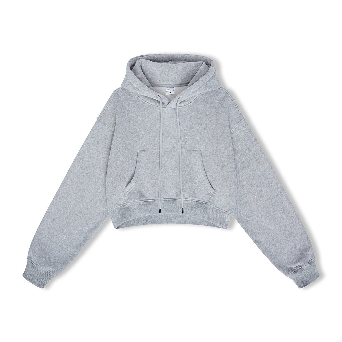 Wholesale Hoodies 12 Color Fleece Hooded Women's Short Sleeve Crop Top in Solid Color High Quality Plain Hoodies for Printing