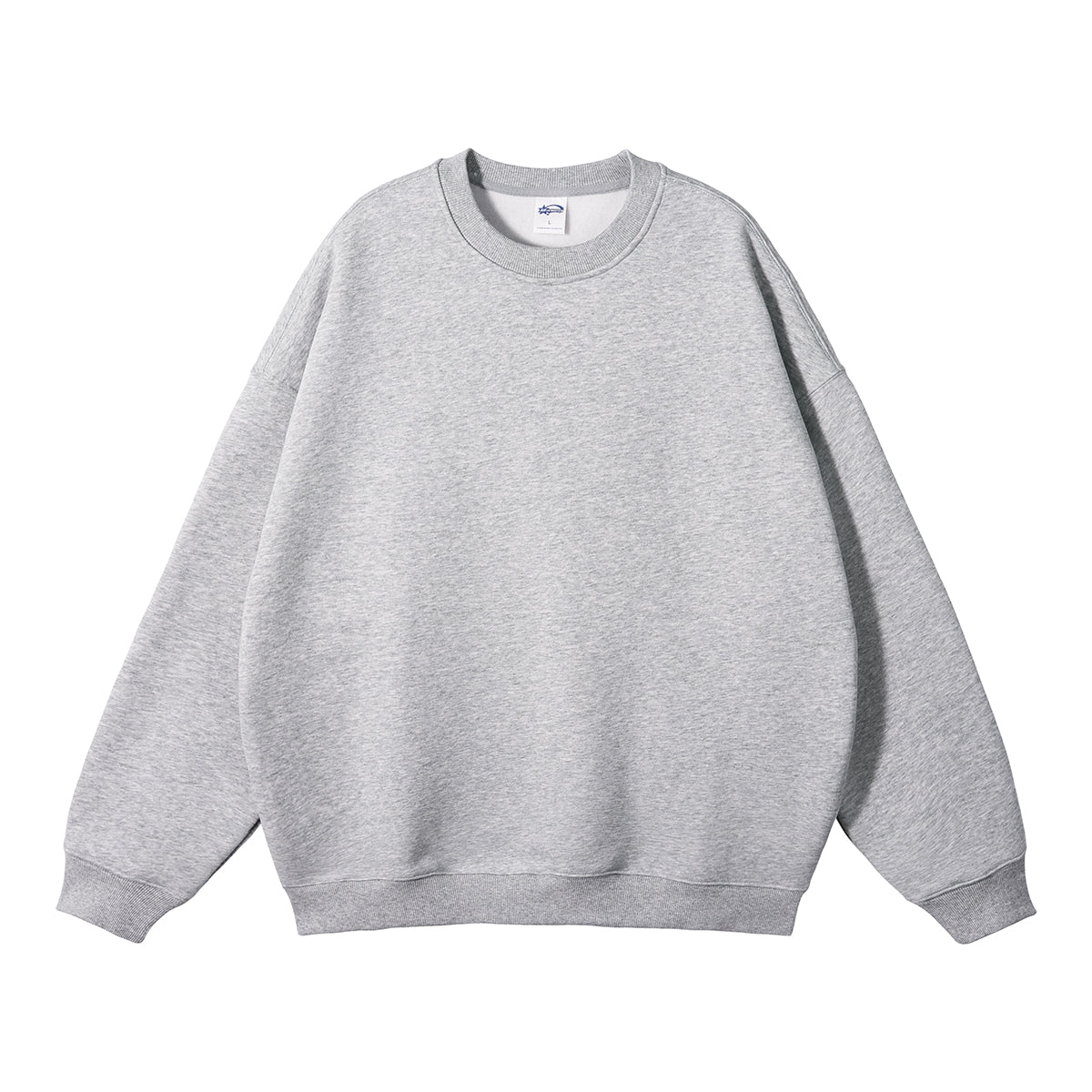 Loose Fitting Cotton Casual Brand Hoodie 12 Color Fleece Pullover with No Hood Loose Sleeved Round Neck Hoodie Winter Style