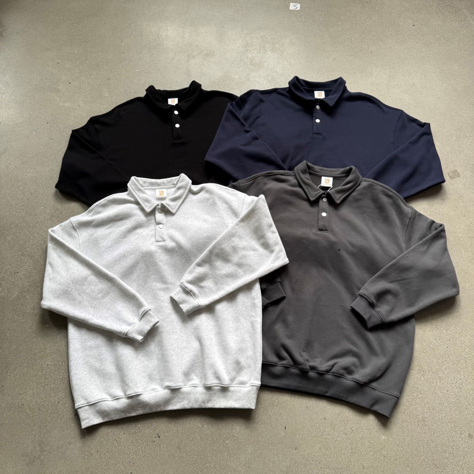 Stand Collar Polo Custom Pullover Thick Knitted Winter Screen Printed Cheap Hoodie