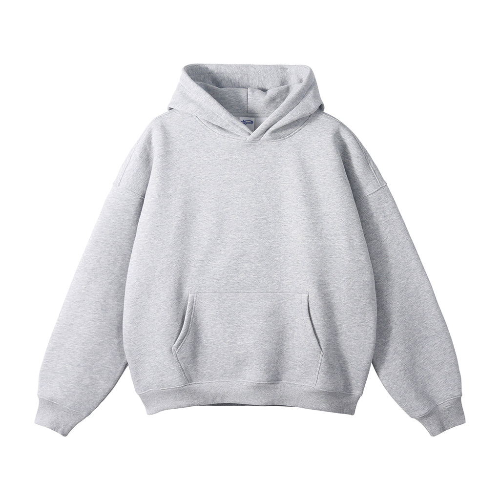 Wholesale Custom Hoodie High Quality New Design Streetwear Blanks Heavy Cotton Wireless Puff Printing Drop Shoulder Hoodie