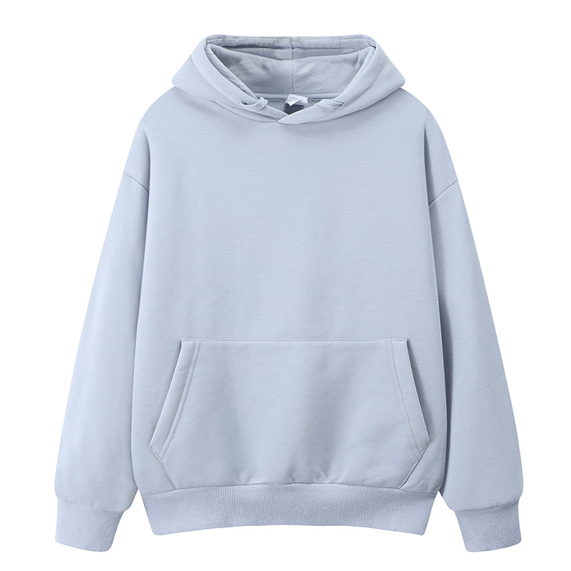 Winter Pullover Hoodie 10 Color Loose Sleeved Hooded Sweatshirtg Unisex Puff Printing Hoodie Streetwear Plain Fashion Style