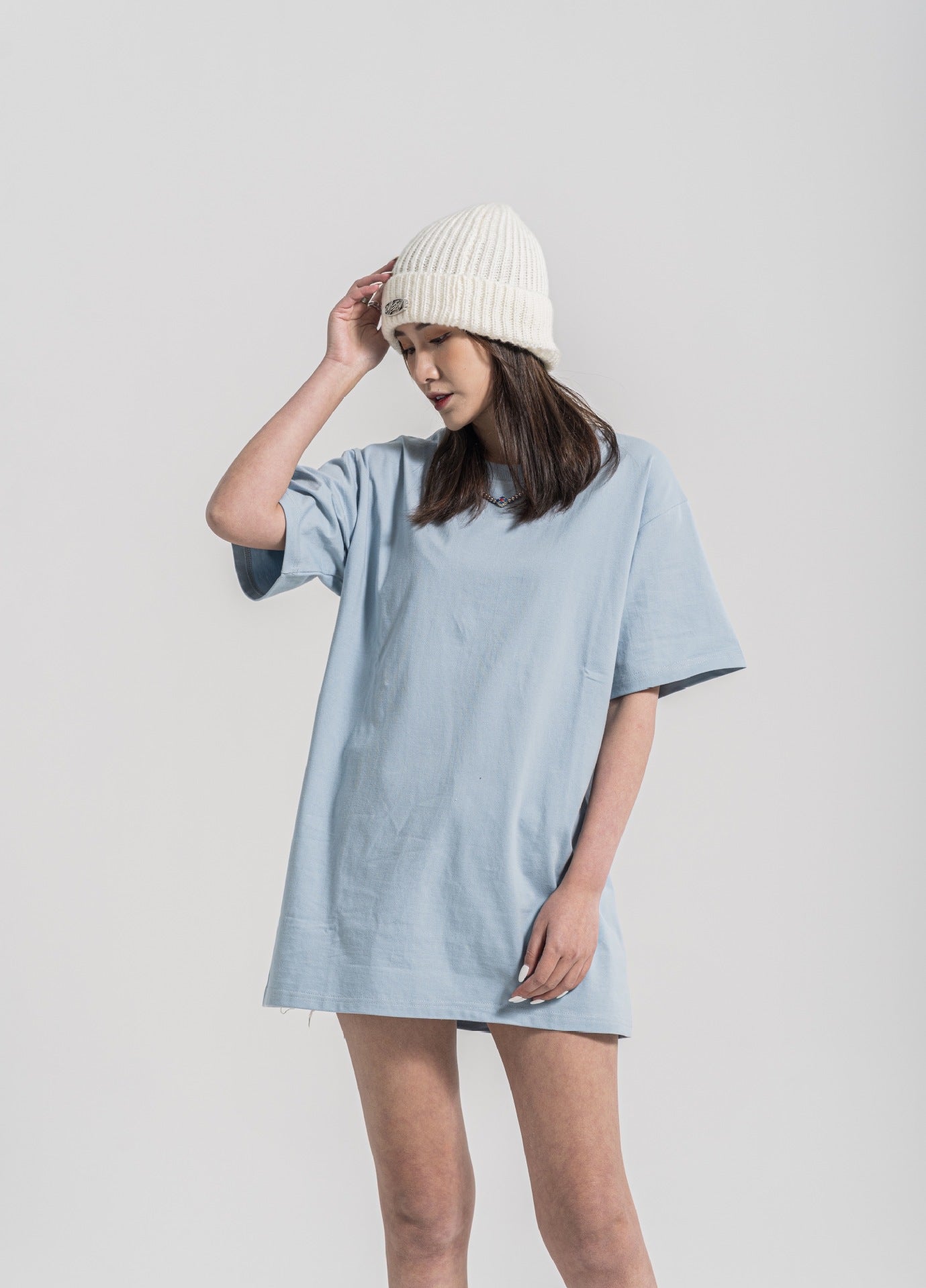 Custom Plus Size Men's T-shirts Unisex High Quality Drop Shoulder Blank O-neck 100% Cotton Fashion Heat Transfers for T-shirts