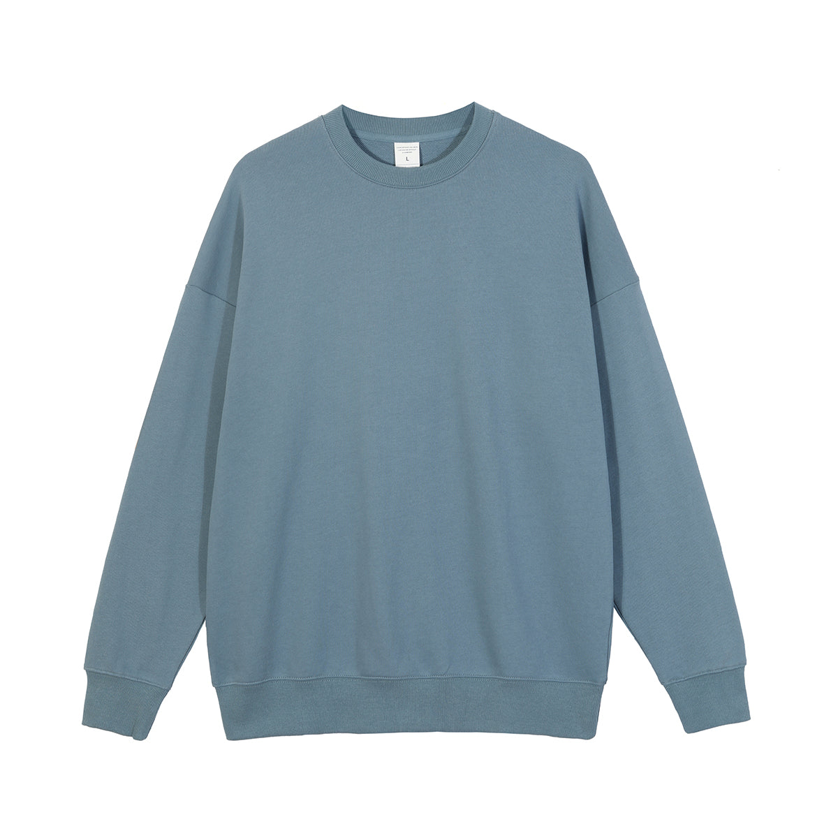 Winter American Style 100% Cotton Overthe Shoulder Oversized Round Neck Style Hoodie Loose Fitting Cotton Casual Brand Hoodie