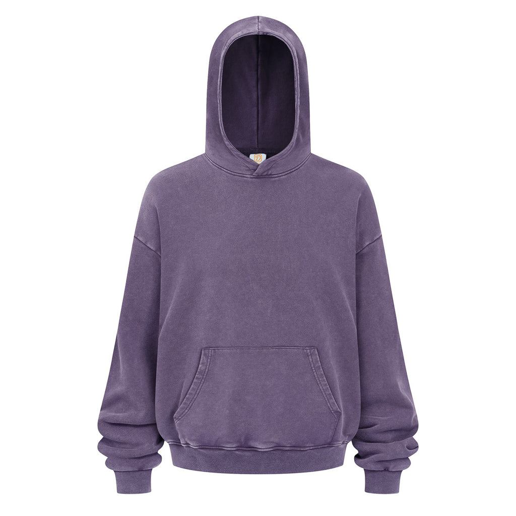 Blank Pullover Heavyweight Vintage Sublimation Streetwear Washed Tetrry  Drop Shoulder Winter Hoodies Unisex High Quality