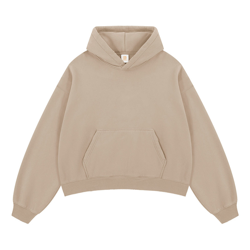 High Quality Men's Hoodies Vintage Blank Fleece High Quality Boxy Fashion Distressed Embroidery Men's Hoodies & Sweatshirts