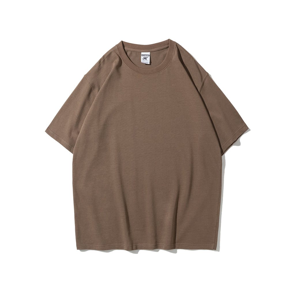 Heavyweight Tshirts 100% Cotton Custom Drop Shoulder High Quality 280g Blank Wholesale Puff Printing Plain t Shirt for Men