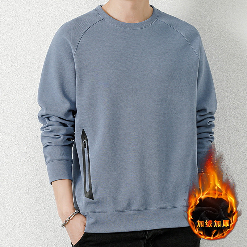 Wholesale Plus Size Blank Fleece Thick High Quality Drop Shoulder Custom Puff Print Heavyweight Thick Streetwear Pullover Hoodie