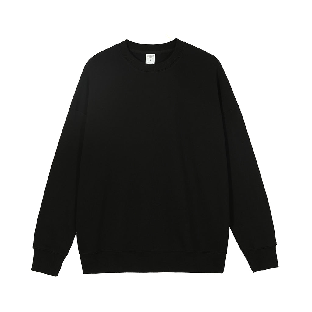 Customized logo Pullover Sweatshirts in a French Style Looped Shoulder and Oversized Design 350 Grams of 100% Cotton Fabric