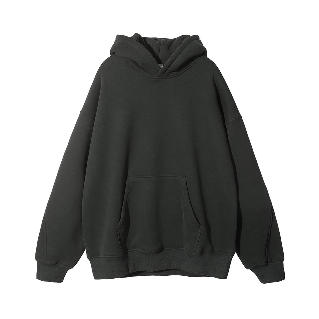 Customized LOGO Patchwork Hooded Sweatshirt with Drawstring Plain Hooded for Printing High Quality American Vintage Style