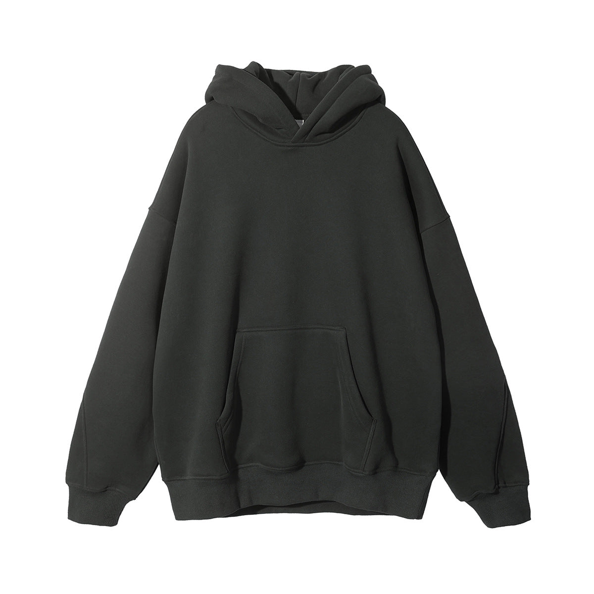 Customized LOGO Patchwork Hooded Sweatshirt with Drawstring Plain Hooded for Printing High Quality American Vintage Style