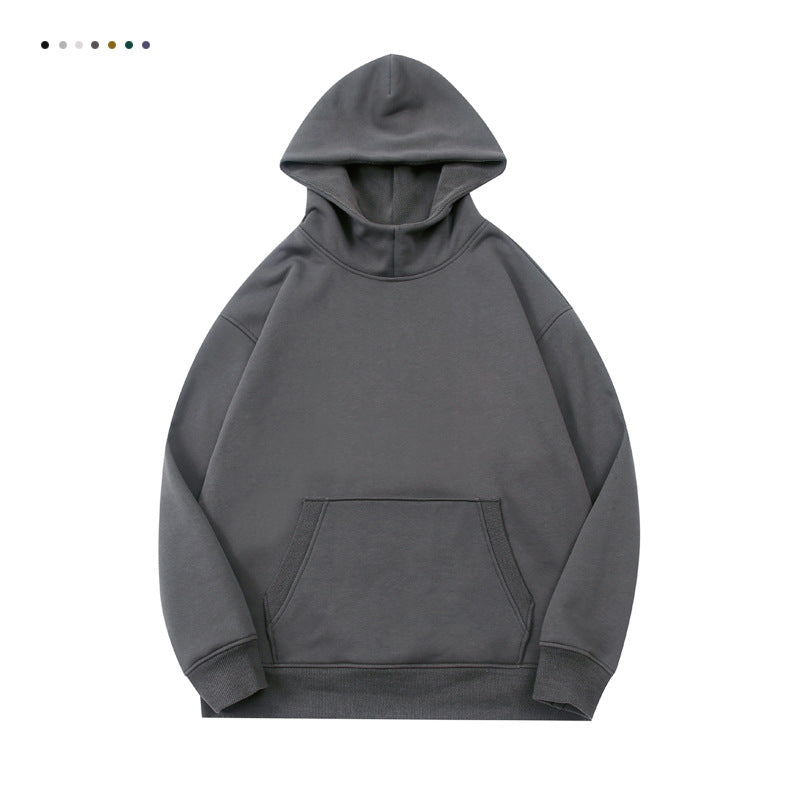 Hoodie Manufacturers 7 Color Semi High Necked Hoodless Solid Color Pullover with Adjustable Hood Oversized Design High Quality
