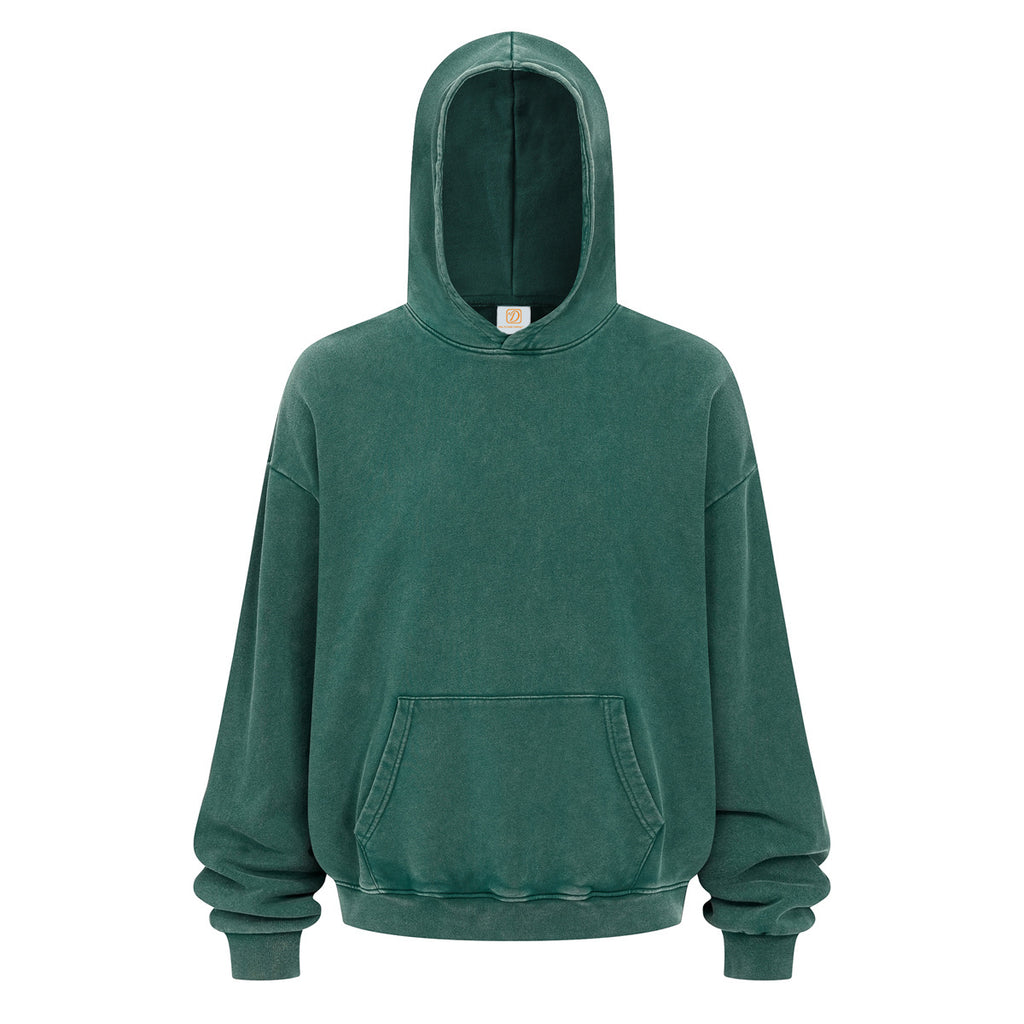 Custom Acid Wash Hoodie High Quality 100% Cotton Streetwear Hoodies Wholesale Puff Printing Fashion Design Personalized Hoodies