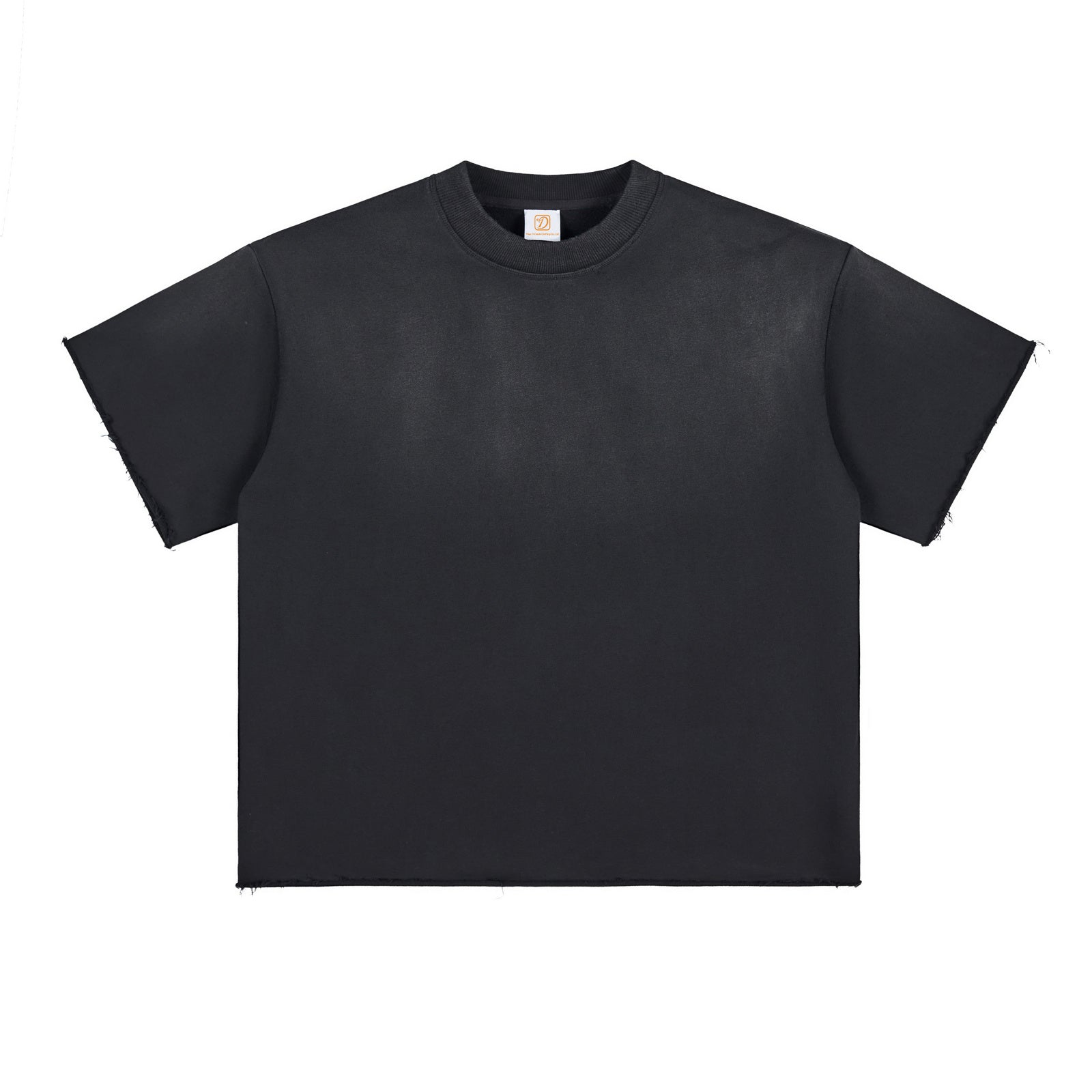 Customized t Shirts Unisex Blank High Quality Short Sleeve Puff Print Blank Streetwear Embroidered Wholesale Plain t Shirt