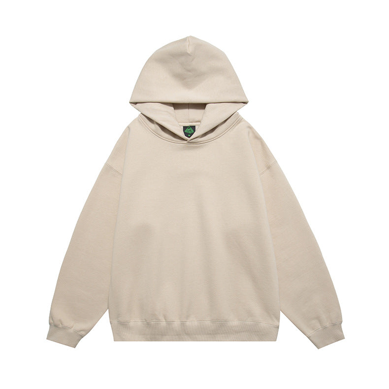Customized Hoodies 350gsm 6 Color Pocketless No Brim Rope Fleece Loose Fitting Pullover OVERSIZE Autumn and Winter Style
