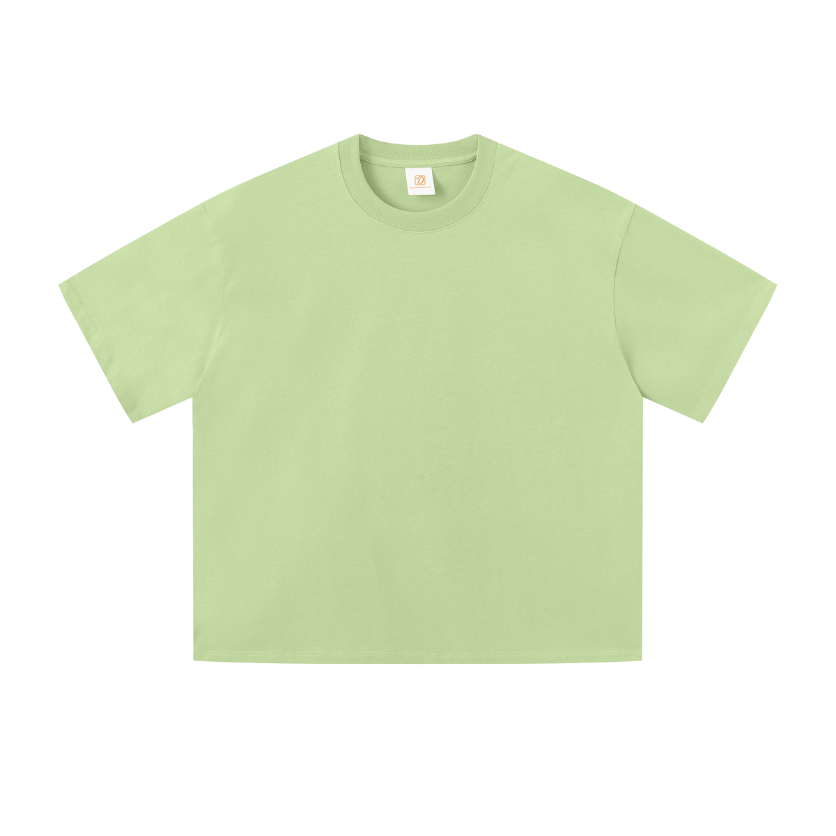 American Style Double Layered Short and Wide Boxy Short Sleeved t Shirt Oversized Short Sleeved Shirt Men Tshirts High Quality