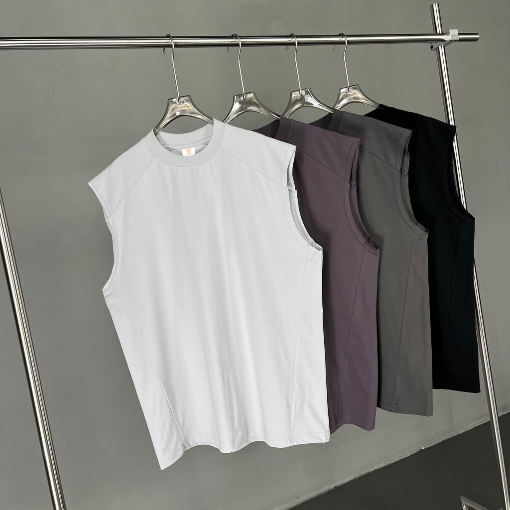 Wholesale Black Cooling Sleeveless Sublimation Blanks Oversized Screen Print Short Sleeve Eavy Weight Fashion T-Shirts for Men