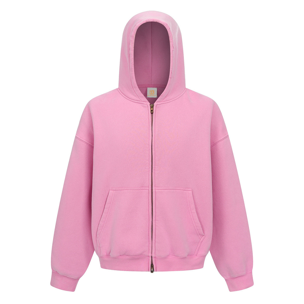 2026 Basic Fall Fall and Winter Style Short Sleeved BOXY Style Zipper Coat Washed and Wax Dyed Hoodies Men Hoodies High Quality