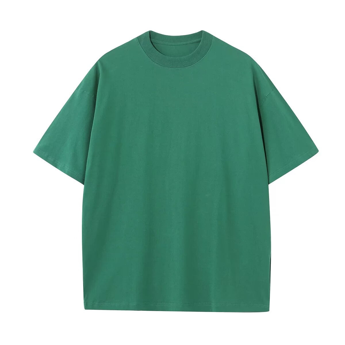 Tshirts Wholesale 7 Color 230g Pure Cotton Heavyweight Drop-shoulder Short Sleeved T-shirt Personalized American Style T Shirt