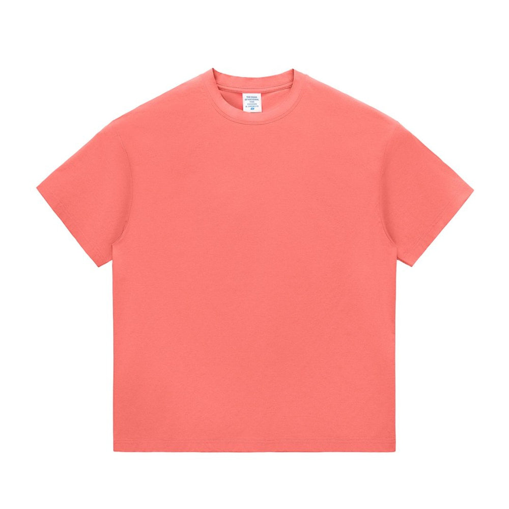 100% Polyester T-shirt Blank Pure Color Oversized Round Neck Custom Screen Printed High Quality Plain Wholesale Tshirt for Men