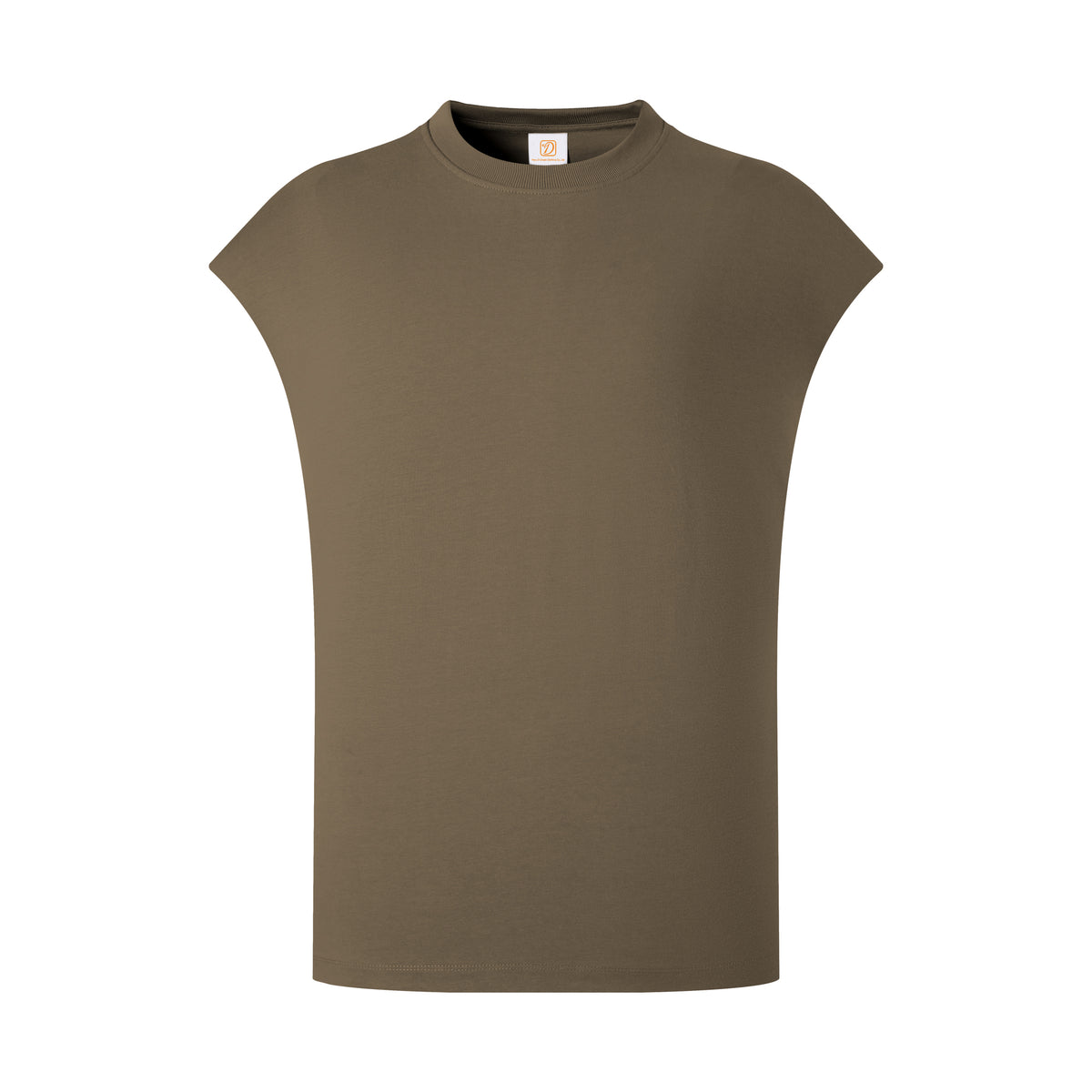 Heavy Duty Loose Fitting Sleeveless Top Men t Shirt High Quality Personalized T-shirt Design American Style 100 Cotton Blanc