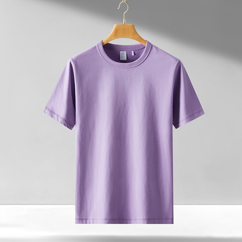 13 Color 300g Heavyweight Pure Cotton Tshirt with Round Neckline Thick and Suitable for Both Men and Women As a Base Layer Shirt