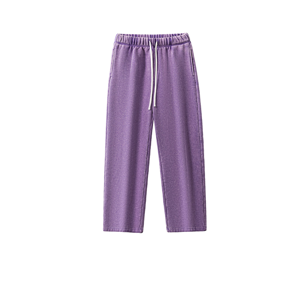 Washed Fleece Sweatpants OEM Custom logo Casual High Quality New Embroidery logo Screen Printed Sweatpants for Men