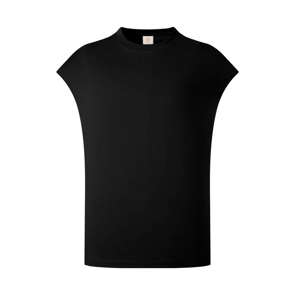 305G Heavyweight 100% Cotton Sleeveless Oversize Custom Blanks Loose High Quality Plain Tshirts for Printing