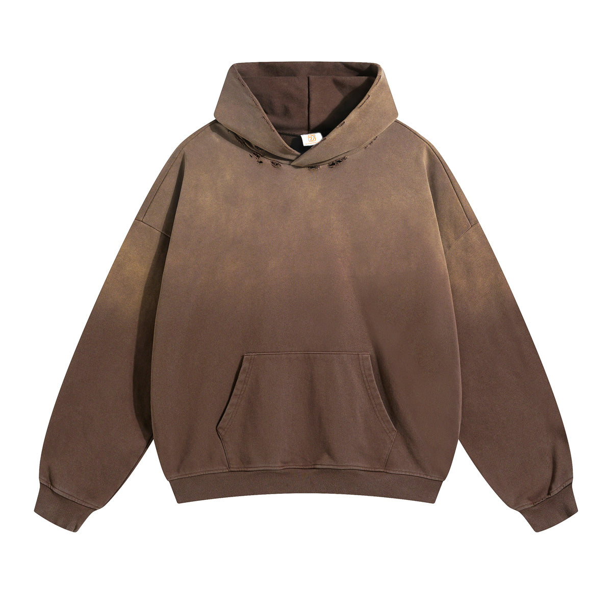 High Quality 450 Grams Heavyweight Washed Holey Hoodie Can Design Patterns for You for Free Hoodies Sweatshirt Winter Style