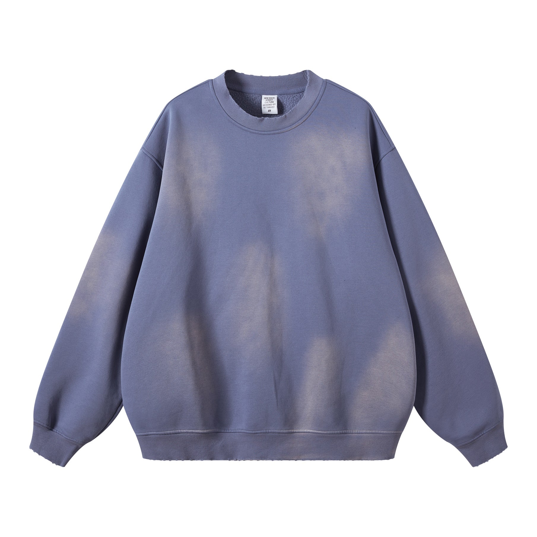 Vintage Custom Fleece Acid Wash High Quality Round Neck Blank Pullover Streetwear Heavyweight Screen Printed Hoodies Wholesale