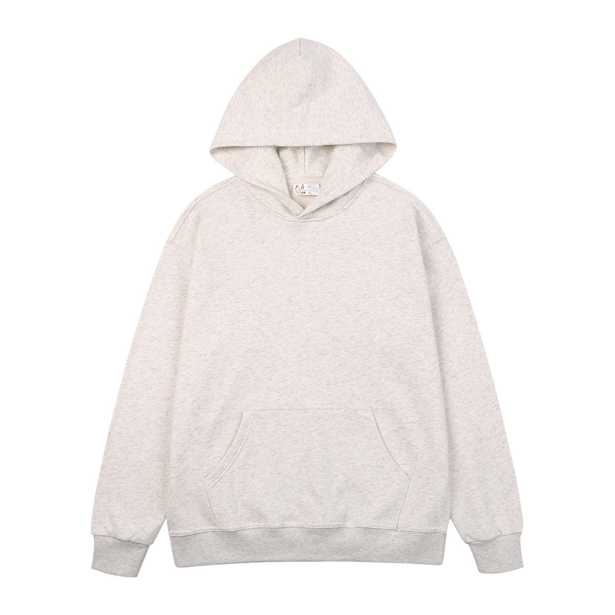Custom 9 Color American Style Knitted Pullover Hoodless Drawstring Hood Pullover with Loose Shoulder Style and Oversized Design