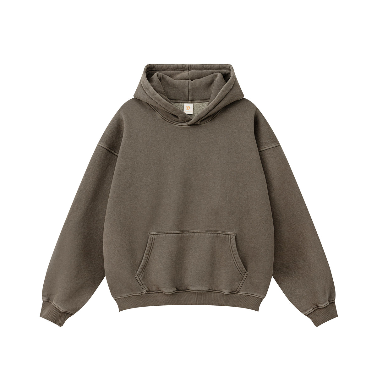 Manufacturer Hoodies 340 Grams Custom Men's Hoodie Heavyweight Oversized Retro Washed and Padded Hooded Sweatshirt Winter