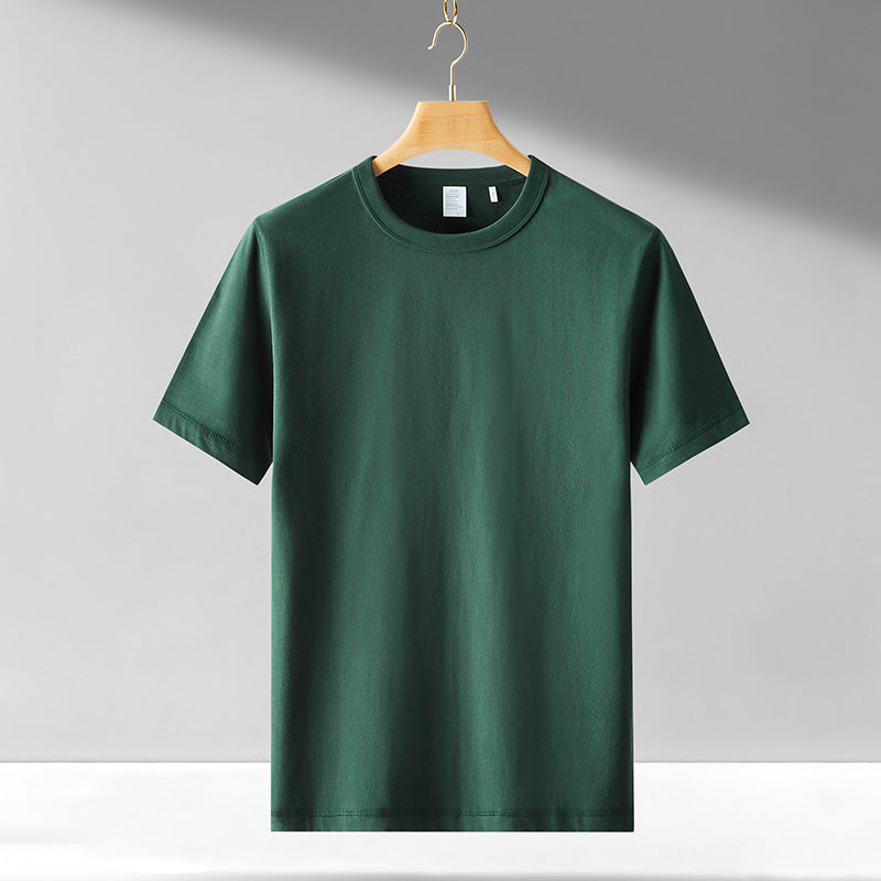 13 Color 300g Heavyweight Pure Cotton Tshirt with Round Neckline Thick and Suitable for Both Men and Women As a Base Layer Shirt